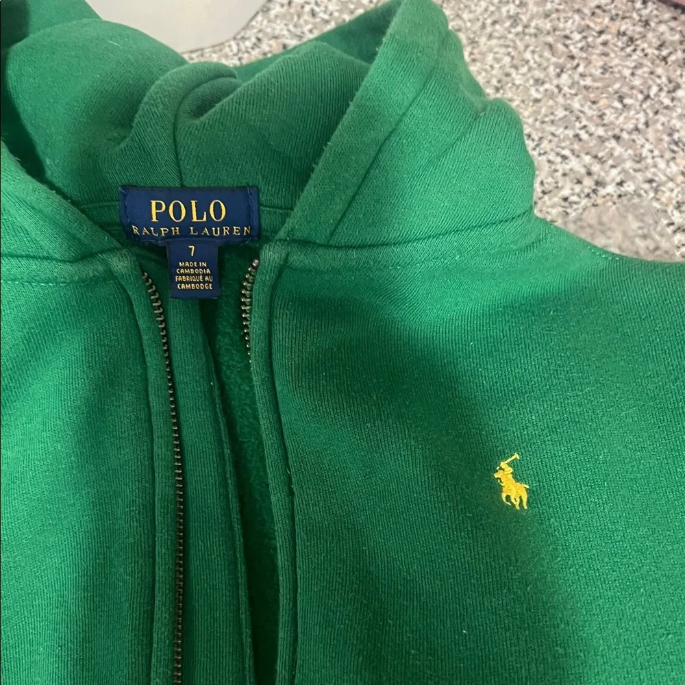 Polo by Ralph Lauren Kids Green Sweatpants Set - Picture 2 of 4